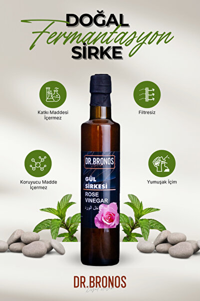 Dr.Bronos Gül Sirkesi 500 ml