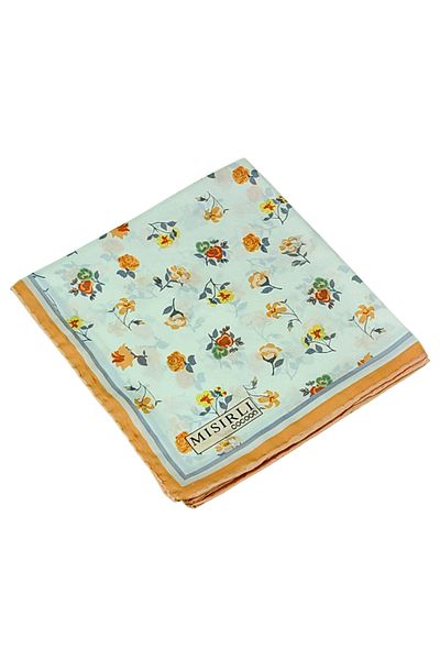 mim eşarp Silky Cocoon Sport Twill - Αιγυπτιακό κασκόλ με λουλουδάτο σχέδιο