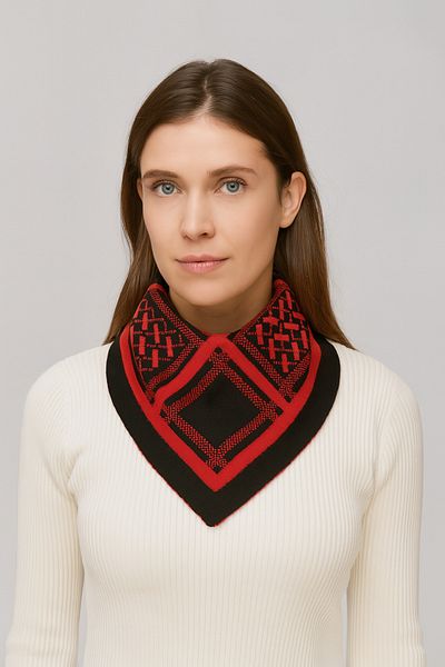 Sebir Moda Patterned Knitwear Scarf