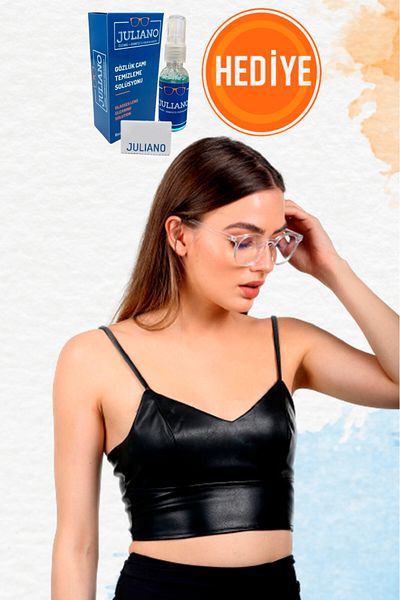 JULIANO Transparent Screen Glasses + Opticfog + Care Solution