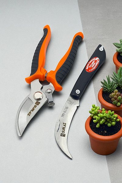 SürLaz Garden Branch Vineyard Pruning Shears Pocket Knife Blade