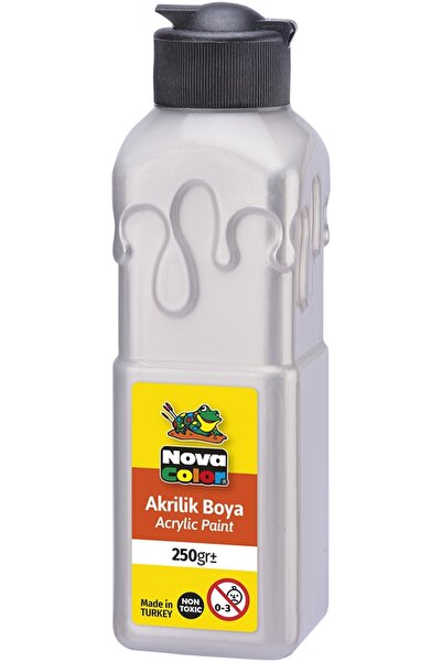 Nova Color Titanyum Beyazı Akrilik Boya 250 gr Su Bazlı Akrilik Boyası Hobi S...