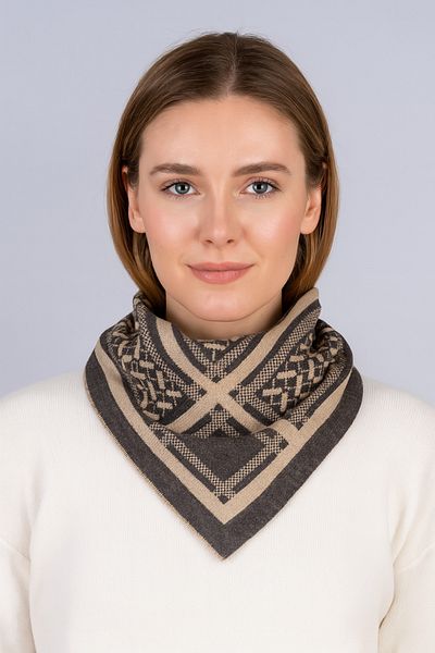 Sebir Moda Patterned Knitwear Scarf