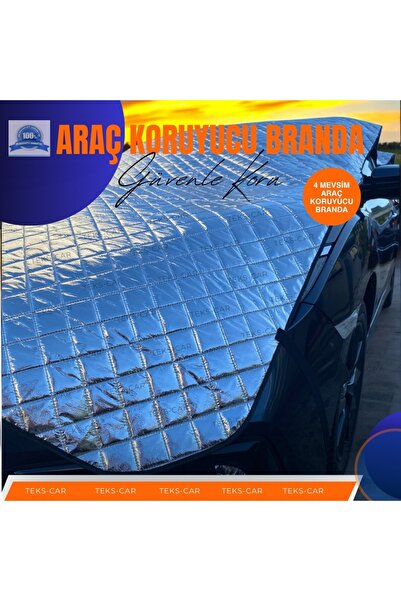 TEKS CAR GÜNEŞTEN KORUYUCU ISI YALITIMLI UNİVERSAL DOLU BRANDASI ARABA BRANDASI SUV MODEL UYUMLU ARAÇ ÖRTÜSÜ