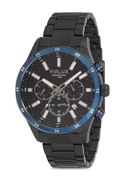 Vialux Vx559b-04ss Men's Wristwatch