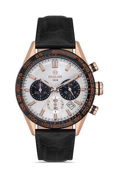 Hislon Men's Wristwatch MS107T-02BR - Stylish and Functional Design