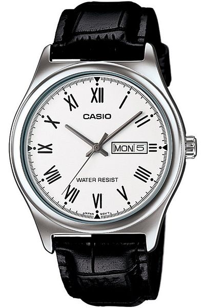 Casio ساعة يد رجالية Mtp-v006l-7budf - تصميم أنيق وعملي