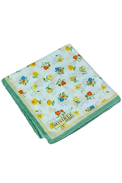 mim eşarp Silky Cocoon Sport Twill - Αιγυπτιακό κασκόλ με λουλουδάτο σχέδιο