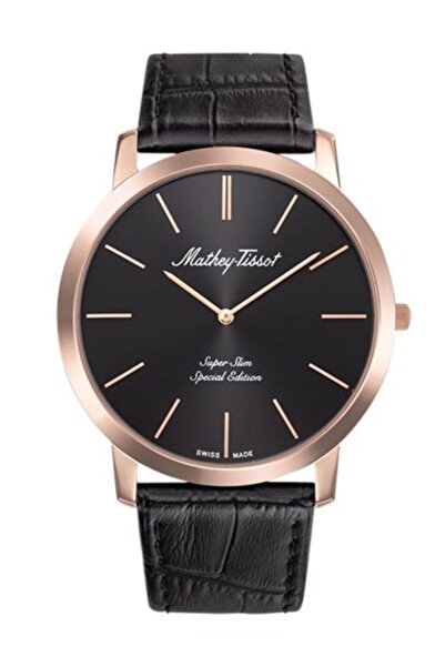 Mathey-Tissot H6915pn Swıss Made Slım Deri Kayışlı Erkek Kol Saati