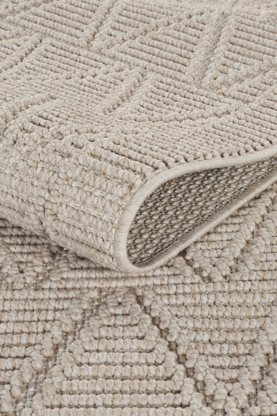 Livset Yumuşak Bukleli Bej Halı Oturma Odası Salon Mutfak Koridor Antre Balkon Çocuk Odası Halısı K816a