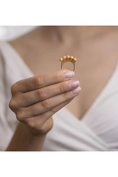 YİĞİTBAŞI Yiğitbaşı Gold 22 Ayar Beştaş Yüzük 3168