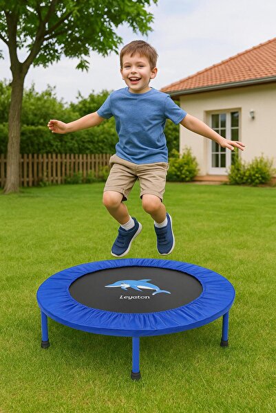 Leyaton Trambolin 92 Cm Deluxe (36 Inç Trambolin) Yunus Desenli