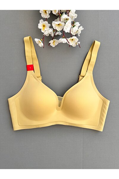 emsal özgür tekstil Lazer Kesim Dikişsiz Telsiz Ayaranabilir Askılı Tül Detaylı Kaplı Sütyen