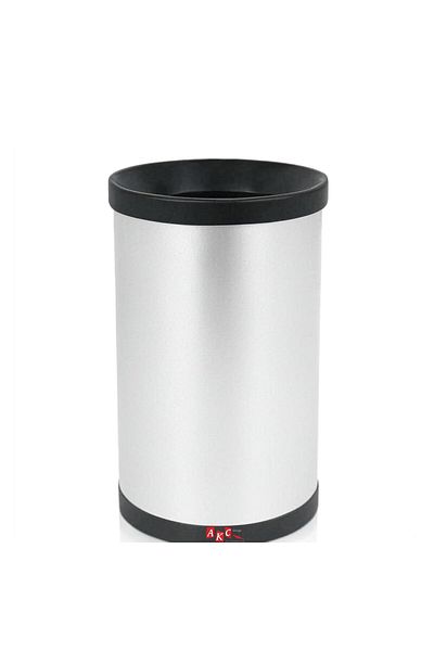 AKC 12l Stainless Steel Open Top Waste Bin – Durable, Modern Trash Can