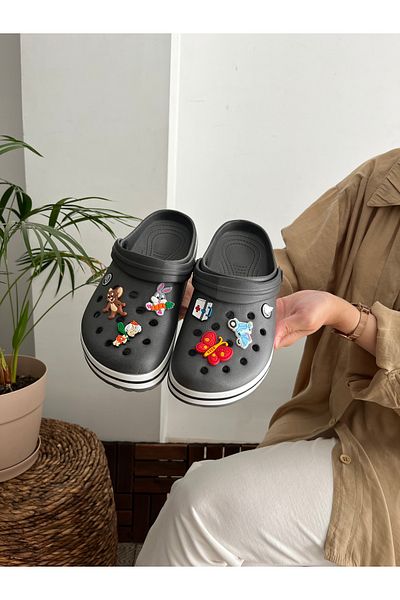 Behtah Kundura Full Orthopedic Cross Slippers Doctor Nurse Daily (1 Ornament on It Will Be Sent)