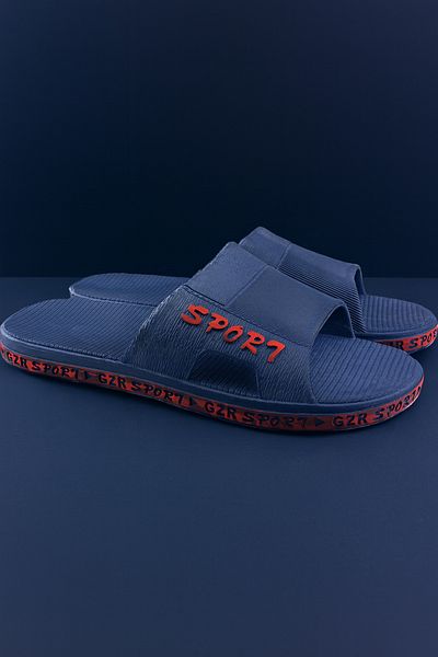 Behtah Kundura Men's Sport Anti-Slip Sole Pool Seaside Beach Daily Soft Slippers Suitable for Wet Floors