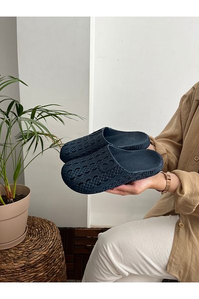 Behtah Kundura Closed Front Non-Slip Sole Slippers Balcony Bathroom Pool Seaside Beach Pool Daily Slippers