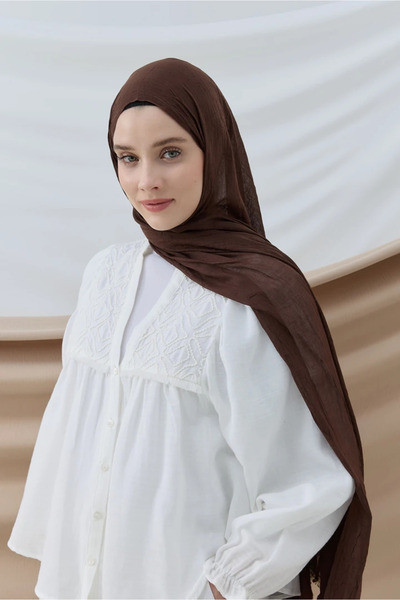 Modakaşmir AMİNENESİL ACIKAHVE BAMBU ŞAL
