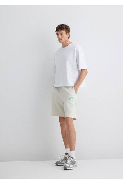 Mavi Printed Ecru Shorts 0410224-70134