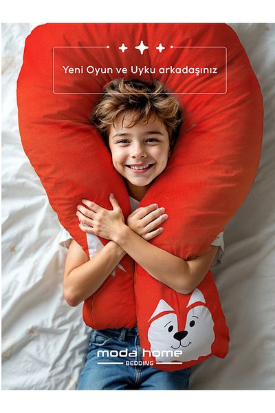 moda home bedding Children's Play and Sleep Pillow-Activity Pillow 1St Class Luxury Polar Fabric (Fox)