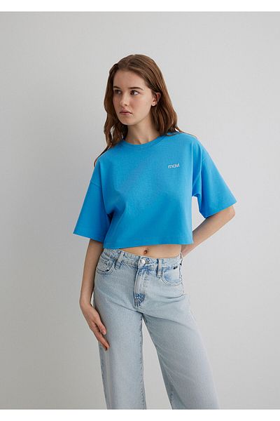 Mavi Tricou Crop cu sigla imprimat Crop / Cropped Short 1613070 -70861