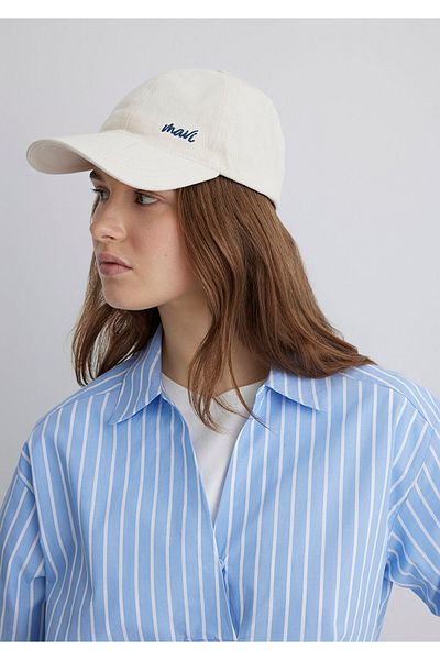 Mavi Ecru Hat with Logo Detail 1913306 -70057