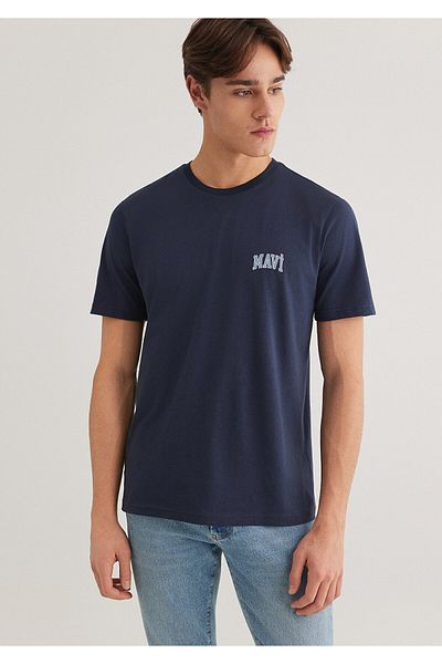 Mavi Μπλουζάκι με λογότυπο Navy Blue Regular Fit 0611714 -70497