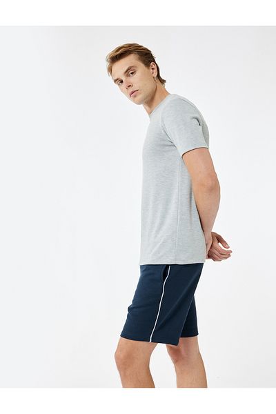 Koton Pocket Detailed Piping Waist Lace up Shorts