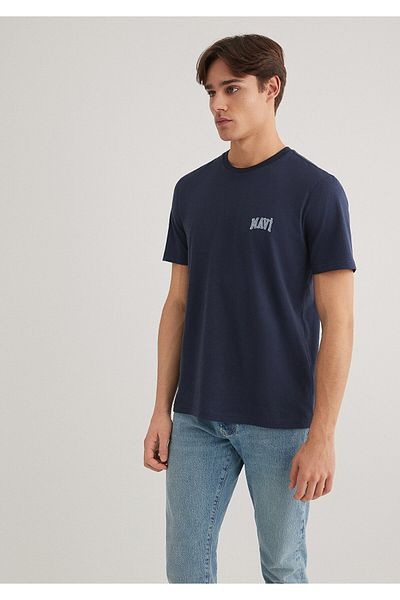 Mavi Μπλουζάκι με λογότυπο Navy Blue Regular Fit 0611714 -70497