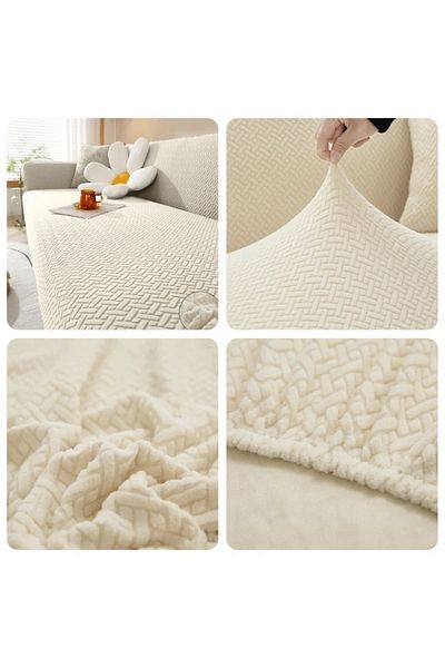 uzhanem Seat Cover Sofa Cover 1 Piece Lycra for 3 Seater Seats High Quality