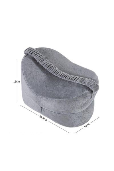 Generic Side Sleeping Knee Pillow Memory Foam Pillow Foot Pad Pregnant Women Stress Relief Yoga Leg Pad Gray