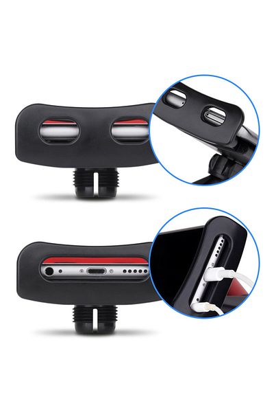 Generic Car Headrest Bracket, Back Seat Baby Phone Holder. Children's Headrest Back Seat Bracket Adjustable