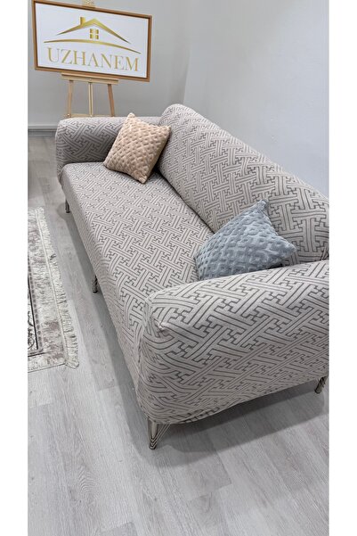 uzhanem High Quality 3-Seater Seat Cover - Lycra Seat Cover