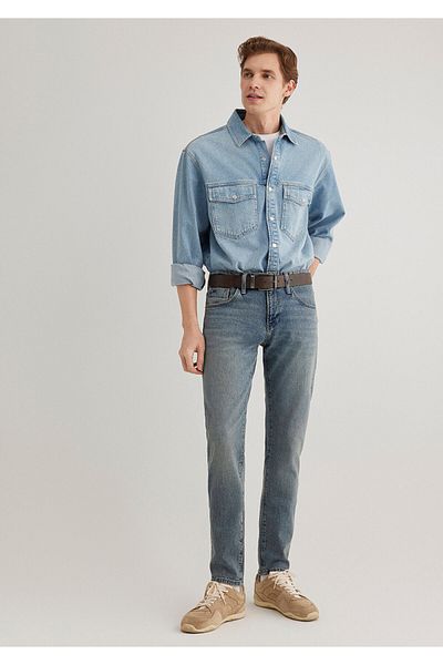 Mavi Τζιν κλασικό vintage παντελόνι Indigo Si Jean James 0042489278