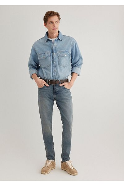 Mavi Τζιν κλασικό vintage παντελόνι Indigo Si Jean James 0042489278