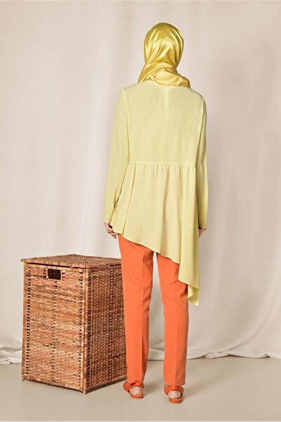 Alvina Asymetric Cut Volan Tunic 4864