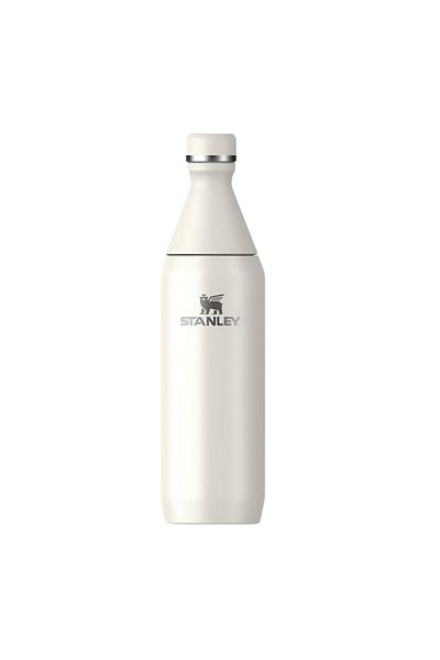Stanley Sticlă izolată subțire Stanley 0,6 l, pentru toată ziua, din oțel inoxidabil, culoare frasin