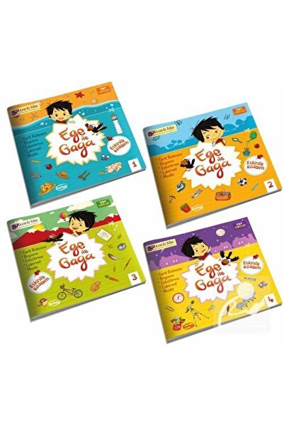 Genel Markalar Ege Ile Gaga Etkinlik Kitabım Seti (4 KİTAP SET)