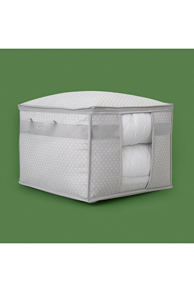 Genel Markalar Home Pencere Detaylı Kazak Hurcu - Gri - 45x40x30 cm
