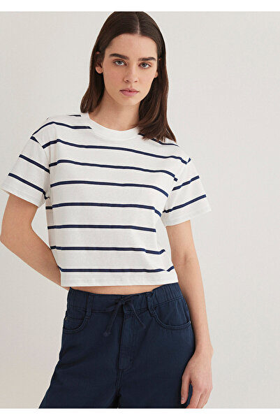 Mavi T-Shirt Crew Neck Crop / Κοντή εφαρμογή 1612260 -86694