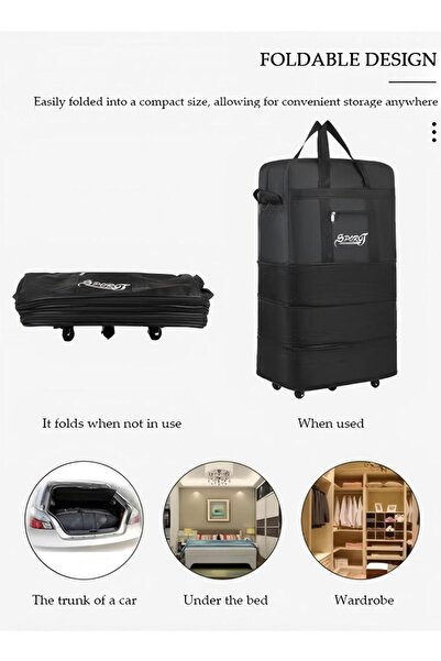 Generic Expandable Foldable Luggage Bag