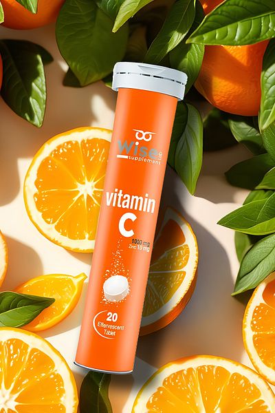 WiseLab Set of 3 Vitamin C + Zinc Effervescent 20 Tablets