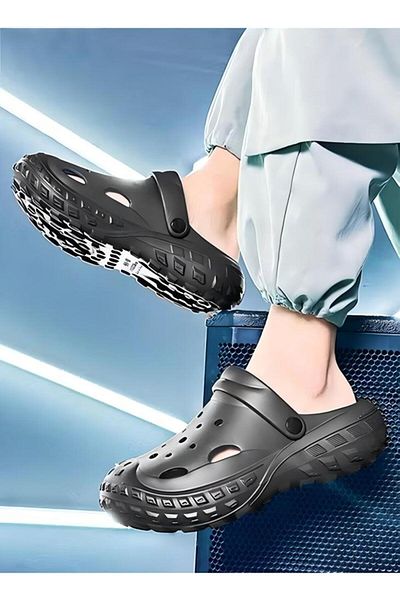Generic Men's Clog Sandals For Fashion Quick Drying Slide Cwith Non-slip Soles