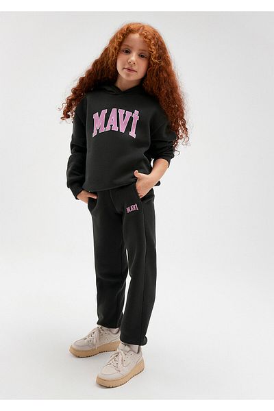 Mavi Logo Printed Black Sweatpants 7010000 -70087