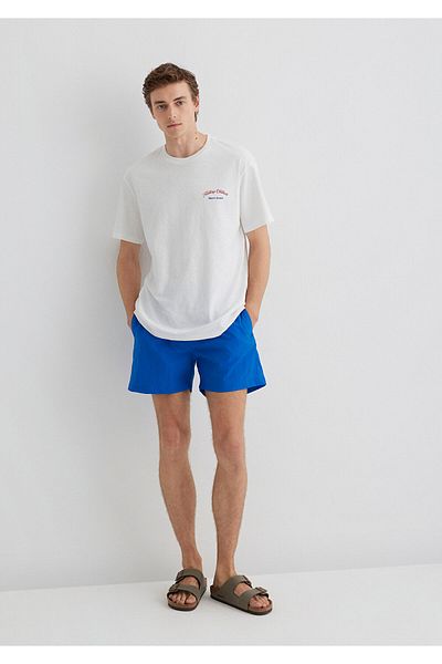 Mavi Marineblaue kurze Badeshorts 0910879-70913