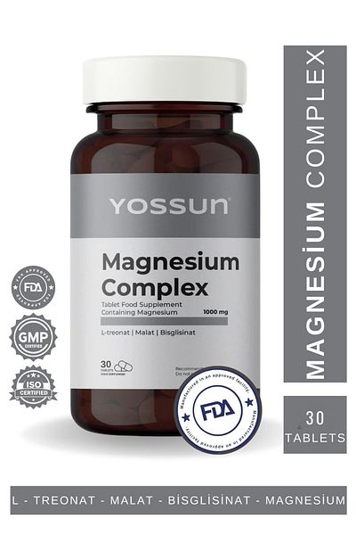 yossun 1000mg Magnesium Complex Tablet - Food Supplement