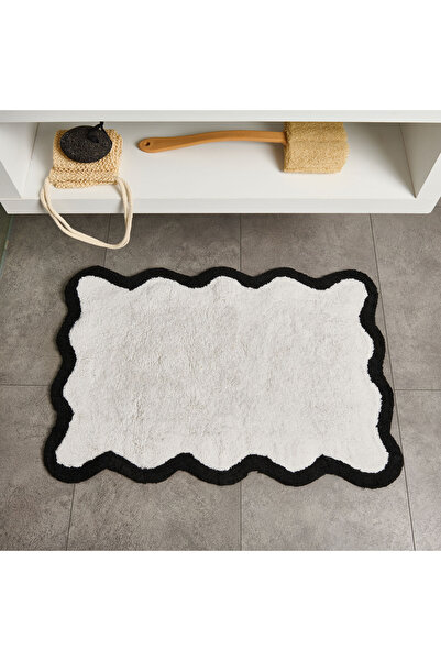 Evidea Covoraș de baie moale și elegant - alb - 60x90 cm