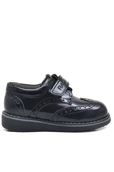Rakerplus Black Patent Leather Velcro Casual Baby Boy Shoes