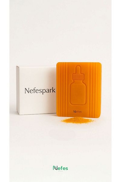 Nefespark 2 Pieces Kanza Kojica Kojic Acid Soap, Anti-Blemish Skin Care Soap with Turmeric and Kocid Acid