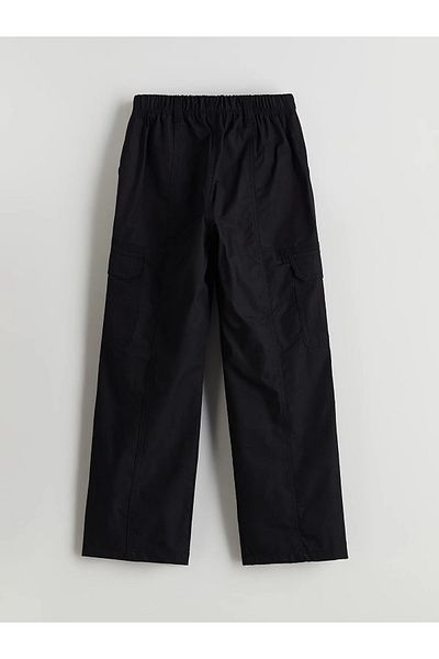 LC Waikiki LCW Παιδικό φόρεμα για κορίτσια με τετράγωνο γιακά με λεπτομέρεια χτένι
